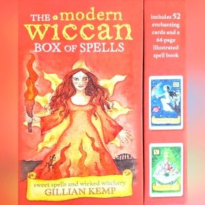 The Modern Wiccan Box of Spells. Tarot Deck. Oracle Cards. Witch. Wiccan. Pagan.